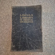 The Lincoln Library Of Essential Information,  1928 Frontier Press picture