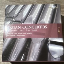 Brilliant Classics Organ Concertos 10CD Box Set Handel Haydn Vivaldi 94099 picture