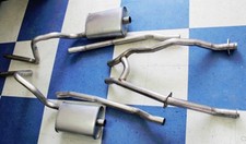 New 1965-1970 Mustang Dual Exhaust System Full Kit Standard H-pipe 2