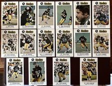 1981 Pittsburgh Steelers (Coca Cola/Kiwanis) Complete Team Set (11 HOF's) RARE picture