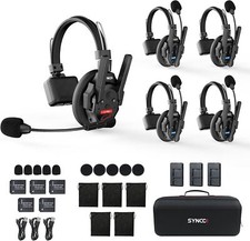 SYNCO XTALK XPRO5 Wireless Intercom Headset 2.4GHz System 500m/1640ft 5Pcs/set picture