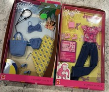 2 Vintage Barbie Fashion Avenue Jump Key Monkey , Bikini Paradise picture