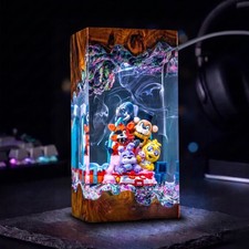 Animatronic Bear Resin LED Night Light Horror Gaming Halloween Decor picture