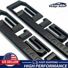 2PC Fender Side Emblem For F-150 2015-2020 Lariat Emblem Matte Black Truck Badge picture