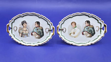 Antique Elite Limoges Napoleon Josephine Napoleon II Portrait Plaques Pair picture
