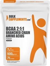 BulkSupplements BCAA 2:1:1 (Branched Chain Amino Acids) Powder - 7g per Serving picture