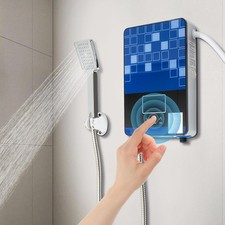 Electric Water Heater Tankless, 4500W 110V Instant Shower Heater with LED Screen picture