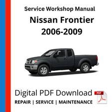 Nissan Frontier 2006-2009 Service Workshop Manual picture