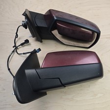 14-18 Silverado Sierra Tahoe Yukon Power Side Mirrors LH & RH Pair Burgundy OEM picture