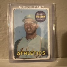 1969 Topps Reggie Jackson #260 (RC) Oakland Athletics Poor Condition HOF picture