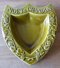 DOM PERIGNON  Champagne Vintage CIGAR Ashtray Porcelain  France Vintage Rare 10