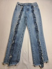 Carmar Women's Sz 28 (28x29 MEASURED) Straight Denim D463379 Blue Jeans RARE picture
