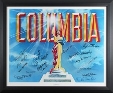 Columbia Pictures (10) Wyatt, Moore, Singleton Signed Framed 24x30 Litho LE BAS picture