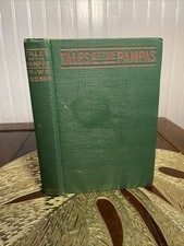 Antique 1916 Tales of the Pampas WH Hudson Knopf First American Edition Green HC picture