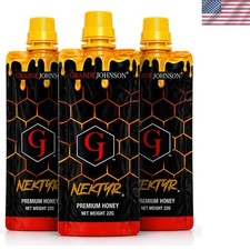 Nektyr - Organic  Natural Pure Honey with Jelly Bee Pollen - 22g Pack of 3 picture