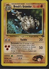 Pokémon TCG Gym Challenge Brock's Graveler 34/132 picture