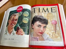 TIME Magazine - Original Bound Volume - July - Sept. 1953 - Rare time capsule picture
