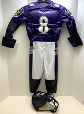 NFL Baltimore Ravens Lamar Jackson #8, Boys Costume, Two Piece, Size Small 4-6 picture