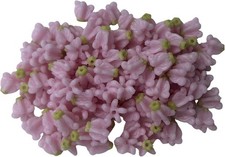 100 PCS Medium Light Pink Crown Flower Clay Beads (06) for Jewelry Making DIY Cr picture