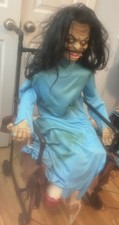 Spirit Halloween Wheelchair Psycho retired Halloween Animatronic no box RARE picture