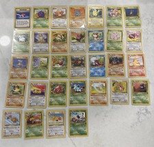 1999 Pokemon Jungle Unlimited Complete Common Uncommon Set #33-64 WOTC 32 Cards picture