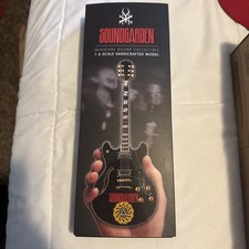 Soundgarden Chris Cornell-Axe Heaven Collectible Black Mini Guitar Replica picture