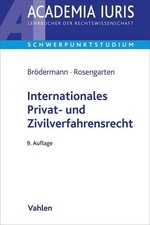 Eckart Bröderma Internationales Privat- und Zivilverfahr (Paperback) (UK IMPORT) picture