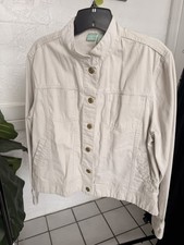 Vintage Y2K STO Susquehanna Trail Outfitters Cotton Utility Jacket PL Beige picture