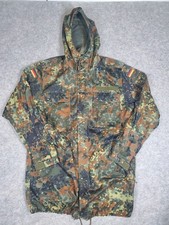 Vintage German Flecktarn Parka Jacket Mens Large Camo Hooded Bundeswehr 90s picture