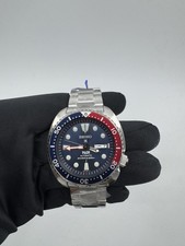 Seiko Padi Prospex Turtle Pepsi 45 mm Automatic Stainless Steel Watch SRPE99K1 picture