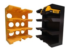 DeWalt 8 Bay Battery holder ABS wall mounted picture