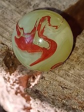 .75 Akro Mint 9.5 Lemonade Oxblood w/a stunning oxblood image of a gliding Swan. picture