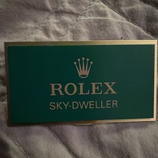 Rolex Authorized Dealer Display Clip Signs  tag- Sky Dweller- Rare Item picture