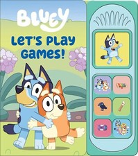 NEW - BLUEY SOUND BOOK - Let's Play Games - Pi Kids - Kids Gift picture