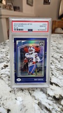 2024 Donruss Optic Rated Rookie Ray Davis Blue PSA 10 (Pop 3) picture