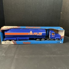 Ertl Atlas Oil Company Tanker Truck 19.5”L Steel VTG 1989 NEW In Original BoxUSA picture