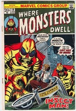 Where Monsters Dwell #19, 1973 Jack Kirby, Steve Ditko, Stan Lee VGF 5.0 picture