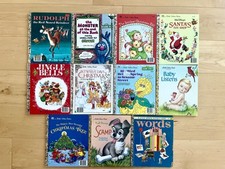 Lot Of 11 Vintage Children's Books Golden Books, Disney, & Sesame Street picture