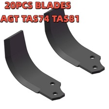 X20 PCS OEM L-Tines Blade for AGT TAS74 TAS81 Rotary Tiller Replacement-NEW picture