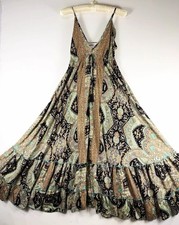 fab'rik Boho Paisley Tiered Maxi Dress - Size S picture