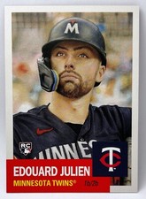 2023 Topps Living Set EDOUARD JULIEN RC #688 PR: 1587 - Minnesota Twins Rookie picture