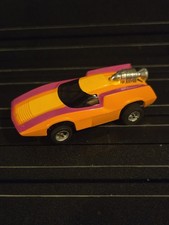 Orange  AFX  Turbo Turn-on  -  non-mag  chassis  -  Tyco, Aurora, t-jet picture