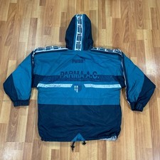 Vtg 90s Puma Parma AC Football Windbreaker Jacket Mens Extra Large Reversible picture
