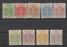 Transvaal 1876 SG 216-24  (pole) lightly mounted and unmounted mint picture