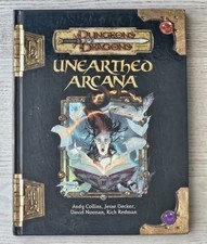 D&D 3.5 Unearthed Arcana Hardcover 1st Print 2004 WotC 88156 Dungeons Dragons  picture