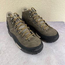 Danner Panorama Mid 6” Hiking Boots Men 9 Olive Black Waterproof Missing Insoles picture
