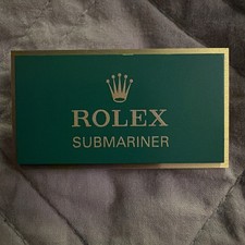 Rolex Authorized Dealer Display Clip Signs  tag- Submariner- Rare Item picture