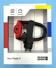 LOOK KEO CLASSIC 3 Black/Red Road Pedals NEW in BOX with Matching CLEATS picture