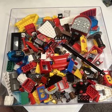 Lego Lot Of 10 Vintage Minifigures & Pieces Castle, Space, Pirates & More picture