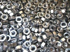 M8-1.25 Finished Hex Nuts DIN 934 Class 10.9 Zinc Plated 3500 Count picture
